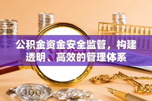 上海公积金资金安全监管，构建透明、高效的管理体系