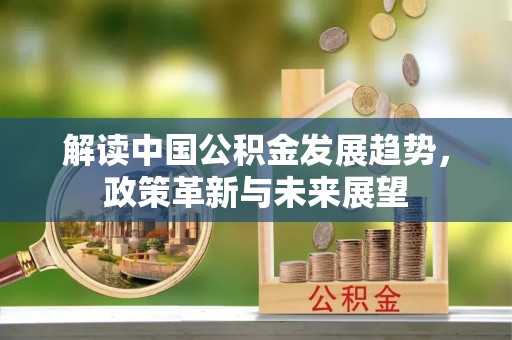 上海解读中国公积金发展趋势，政策革新与未来展望