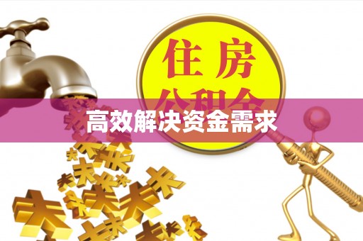 上海高效解决资金需求