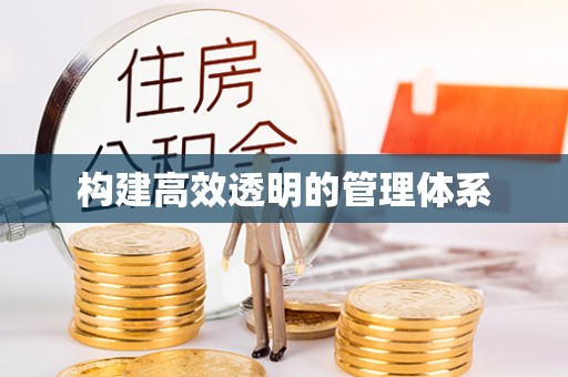 上海构建高效透明的管理体系