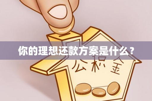 上海你的理想还款方案是什么？